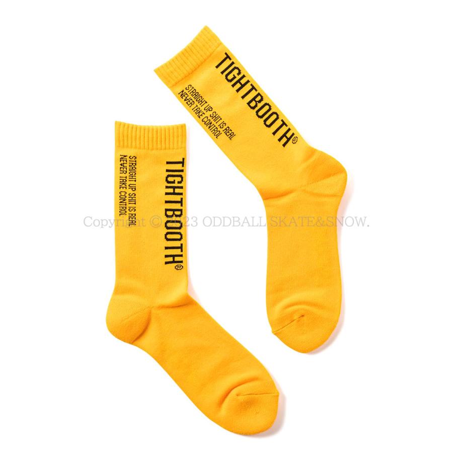 タイトブース TBPR TIGHTBOOTH LABEL LOGO SOCKS TIGHTBOOTH x WHIMSY SOCKS タイトブース  ウィムジー 靴下 ソックス