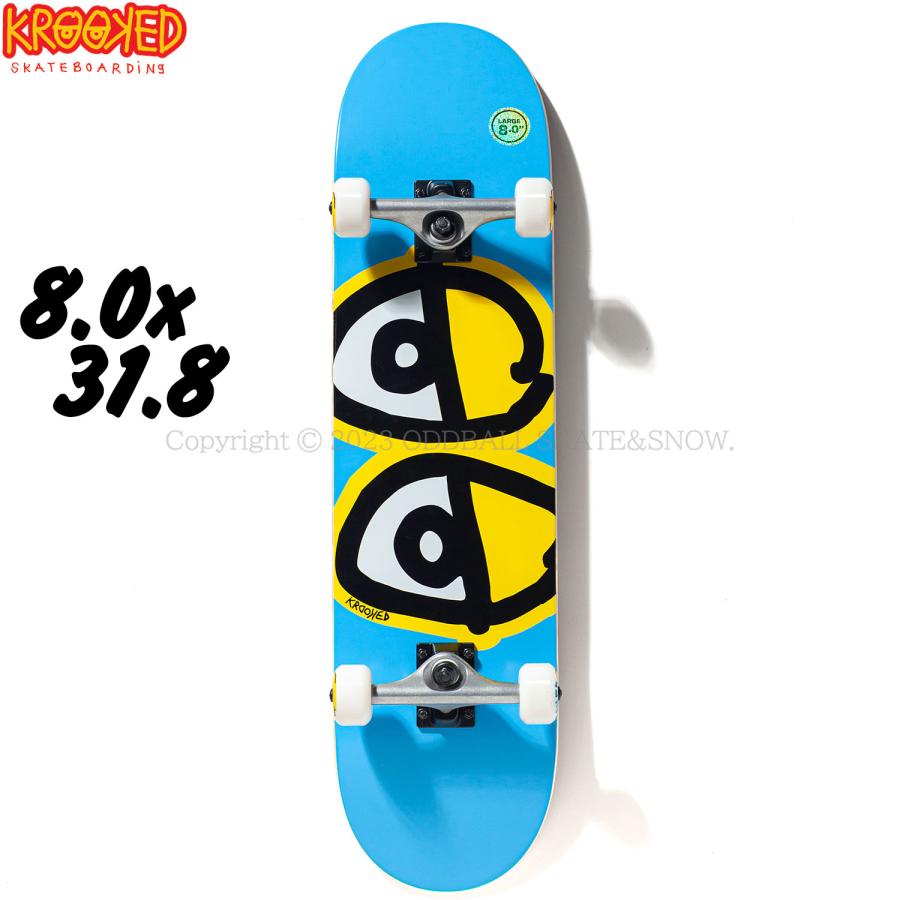 KROOKED（クルキッド） キッズ スケボーコンプリート 8.0 完成品