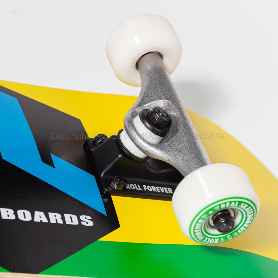 キッズ スケボーコンプリート 7.3 完成品 REAL CITY BLOCKS COMPLETE 7.3" MINI COMP｜oddball-skate-snow｜03