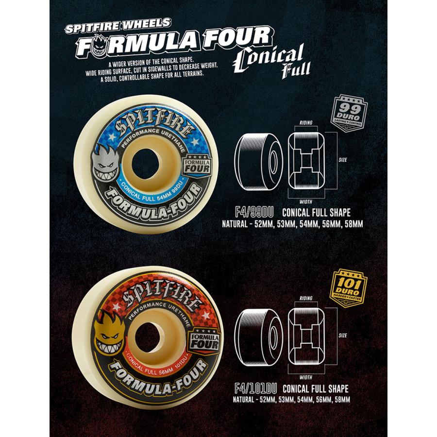 SPITFIRE WHEELS スピットファイヤー コニカルフル f4 ウィール