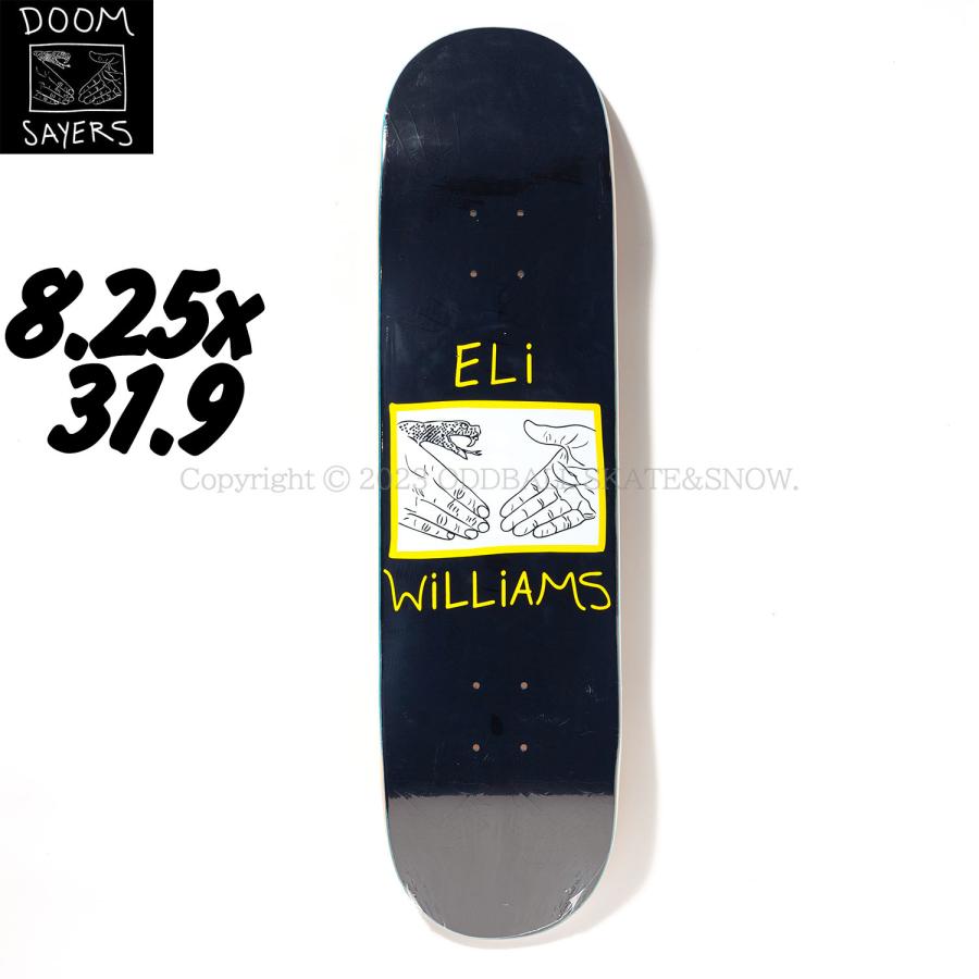 ドゥームセイヤーズ スケボー デッキ DOOM SAYERS Eli Williams Snake