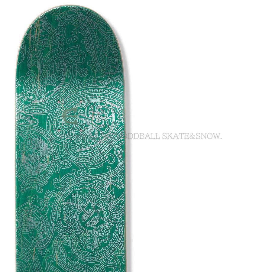 EVISEN 8.0インチ PAISLEY WHITE/GREEN MELLOW CONCAVE エビセン スケートボード ゑ スケボー デッキ｜oddball-skate-snow｜09