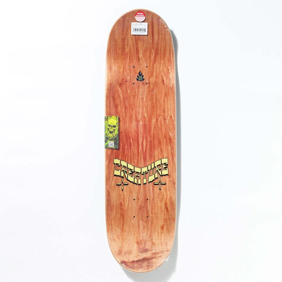 クリーチャー 8.8インチ スケボー デッキ CREATURE SKATEBOARDS KIMBEL TAKE WARNING 8.8｜oddball-skate-snow｜08