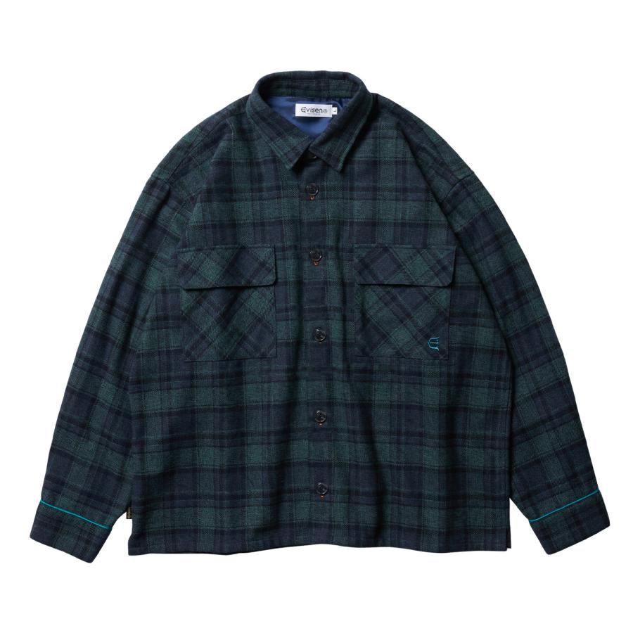 Evisen Skateboards EVISEN STRANGER SHIRT エビセン ネルシャツ Evisen Skateboards EVISEN STRANGER SHIRT エビセン ネルシャツ