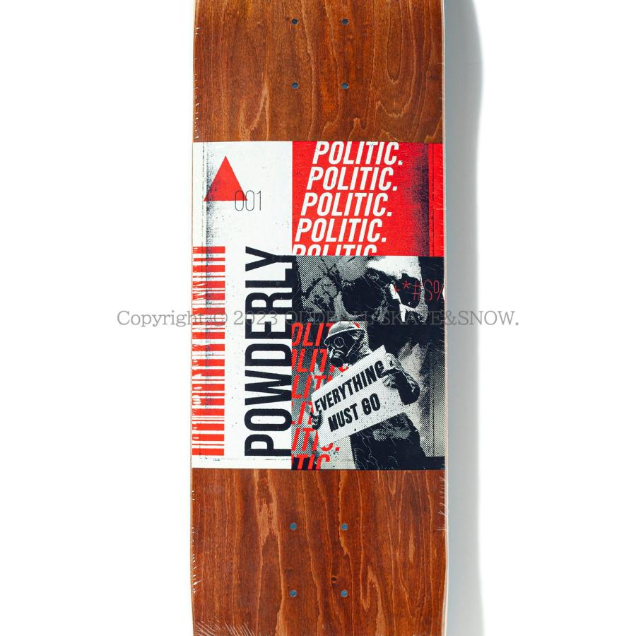 POLITIC 8.25インチ Powderly Strange Ways ポリテック スケボー