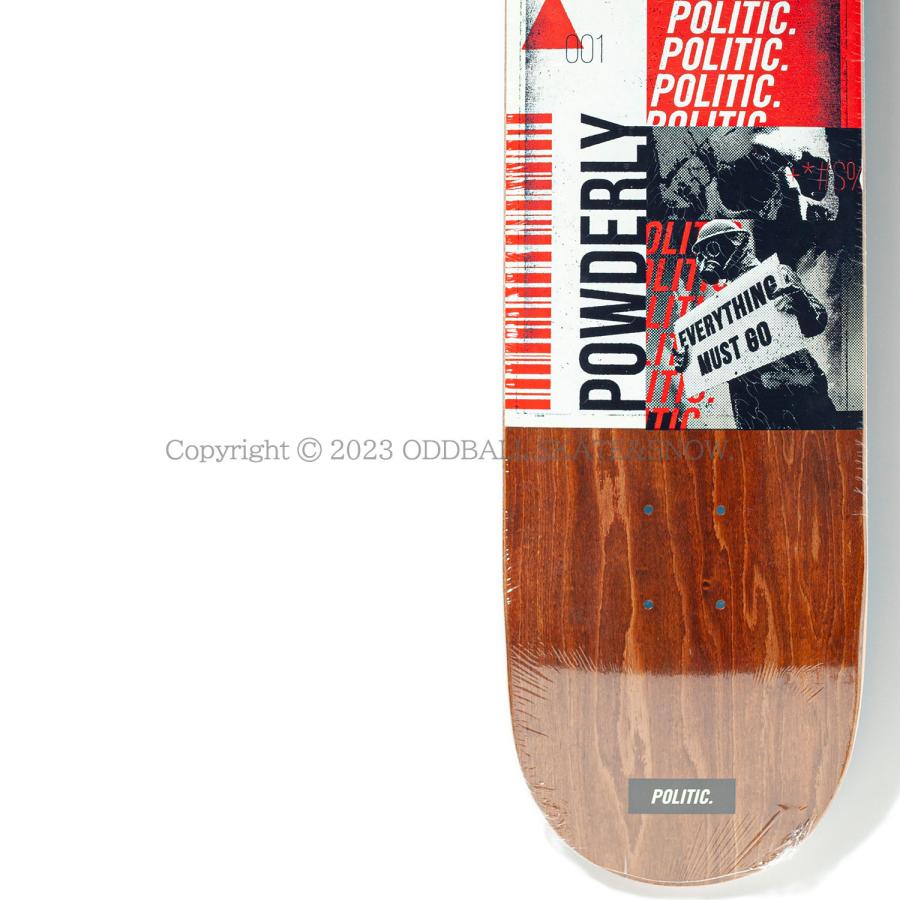 POLITIC 8.25インチ Powderly Strange Ways ポリテック スケボー