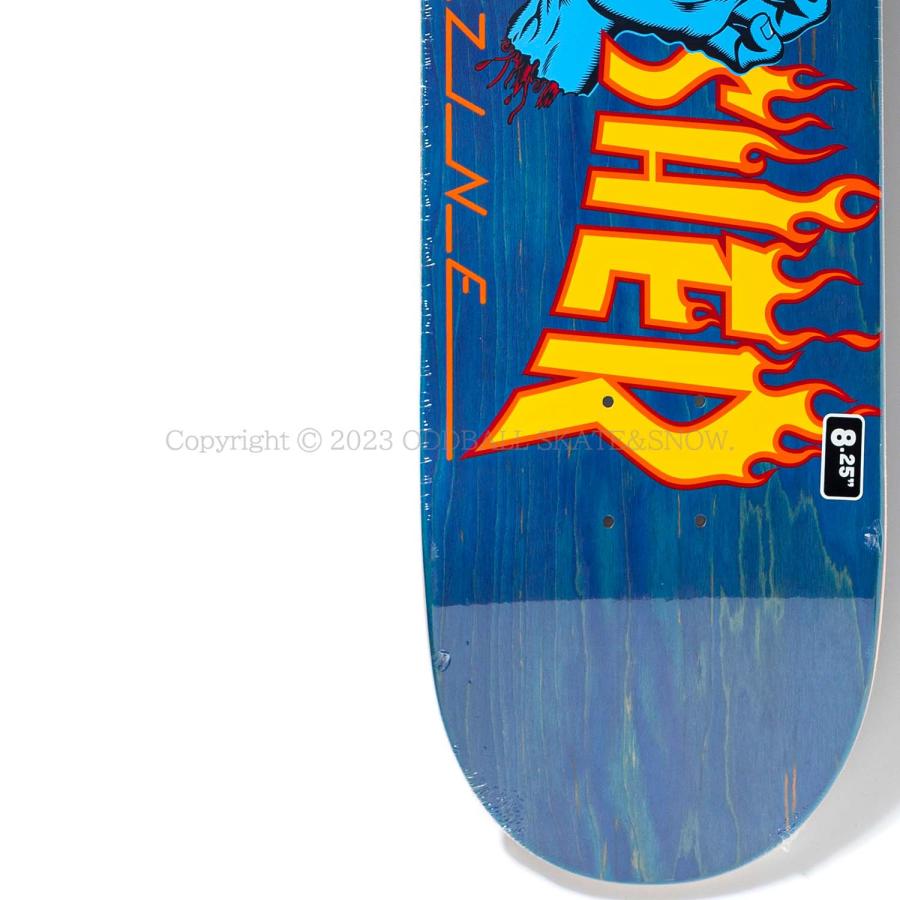 SANTA CRUZ SANTACRUZ THRASHER SCREAMING FLAME LOGO 8.25 SANTA CRUZ SANTACRUZ THRASHER SCREAMING FLAME LOGO 8.25