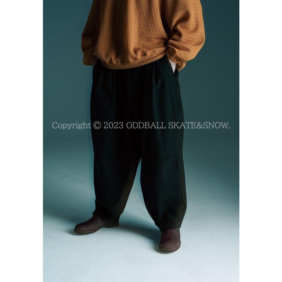 タイトブース TBPR Tightbooth WOOL HERRINGBONE BALLOON PANTS Brown ウール ヘリンボーン バルーンパンツ｜oddball-skate-snow｜09