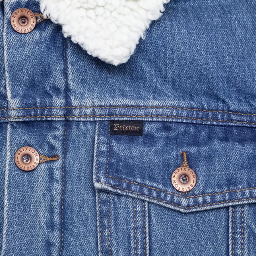 BRIXTON（ブリクストン） BRIXTON CABLE SHERPA DENIM JACKET worm