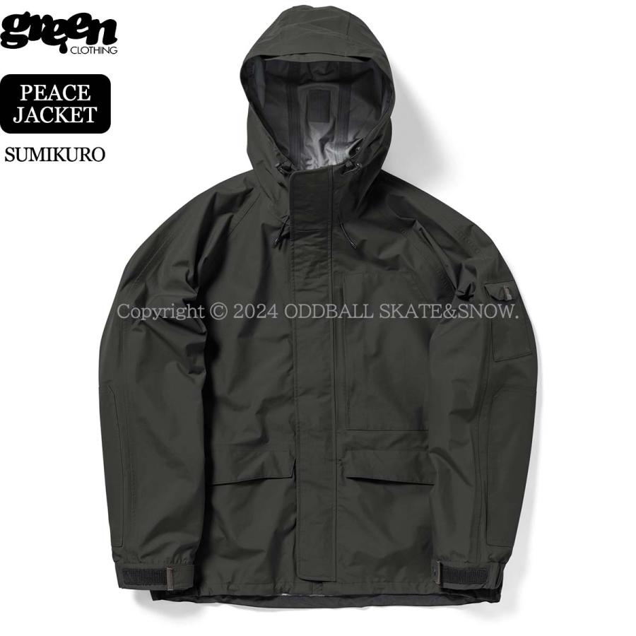 greenclothing peace jacket L スノーボードウエア