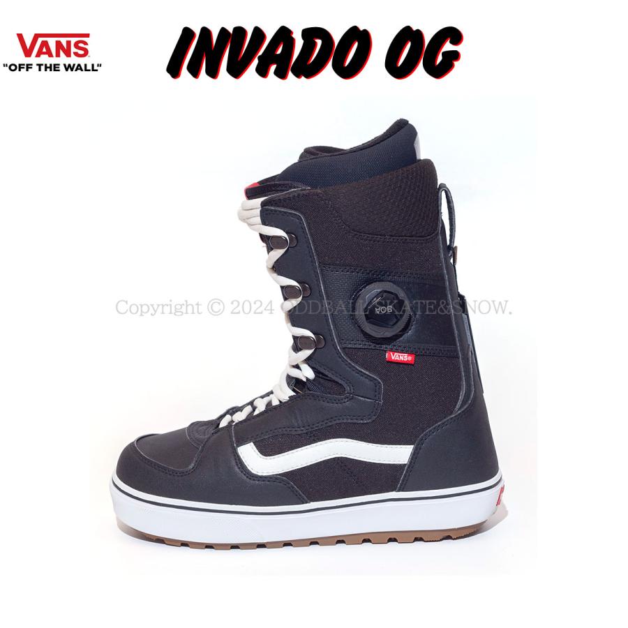 VANS（ヴァンズ） 24-25 VANS SNOWBOARD BOOTS INVADO OG BLACK/WHITE