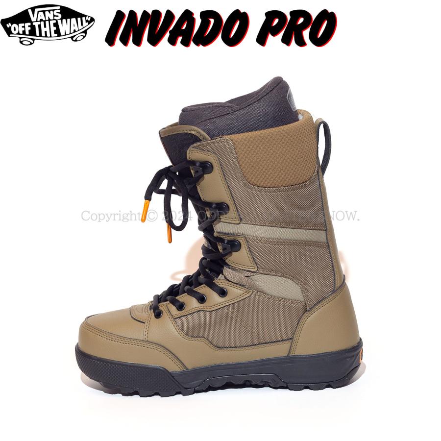VANS 24-25 SNOWBOARD BOOTS INVADO PRO BLACK/OLIVE バンス VANS 24-25 SNOWBOARD BOOTS INVADO PRO BLACK/OLIVE バンス