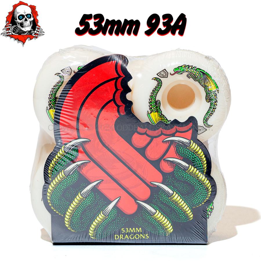 パウエルペラルタ ドラゴン ウィール POWELL PERALTA DRAGON FOMULA WHEEL 53MMx33MM 93A｜oddball-skate-snow｜02