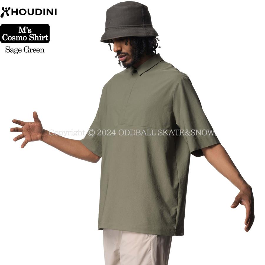 HOUDINI M’s Cosmo Shirt Sage Green フーディニ コスモ シャツ｜oddball-skate-snow｜03