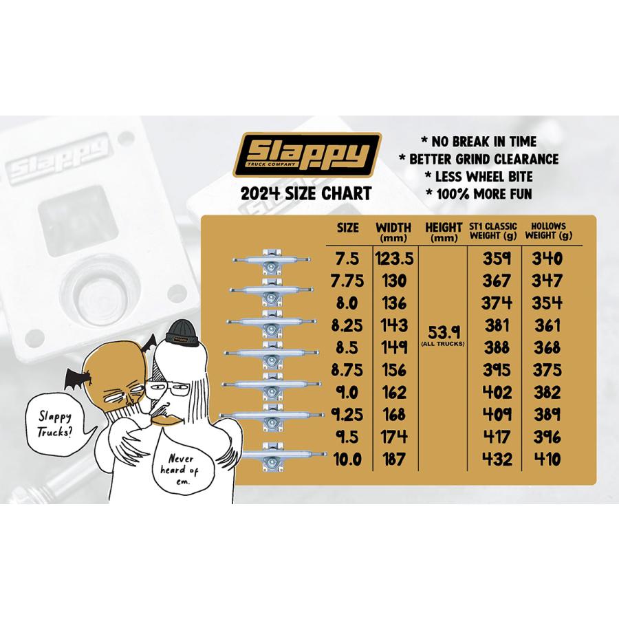 スラッピー トラック SLAPPY TRUCK INVERTED HOLLOW 8.5 : ODDBALL