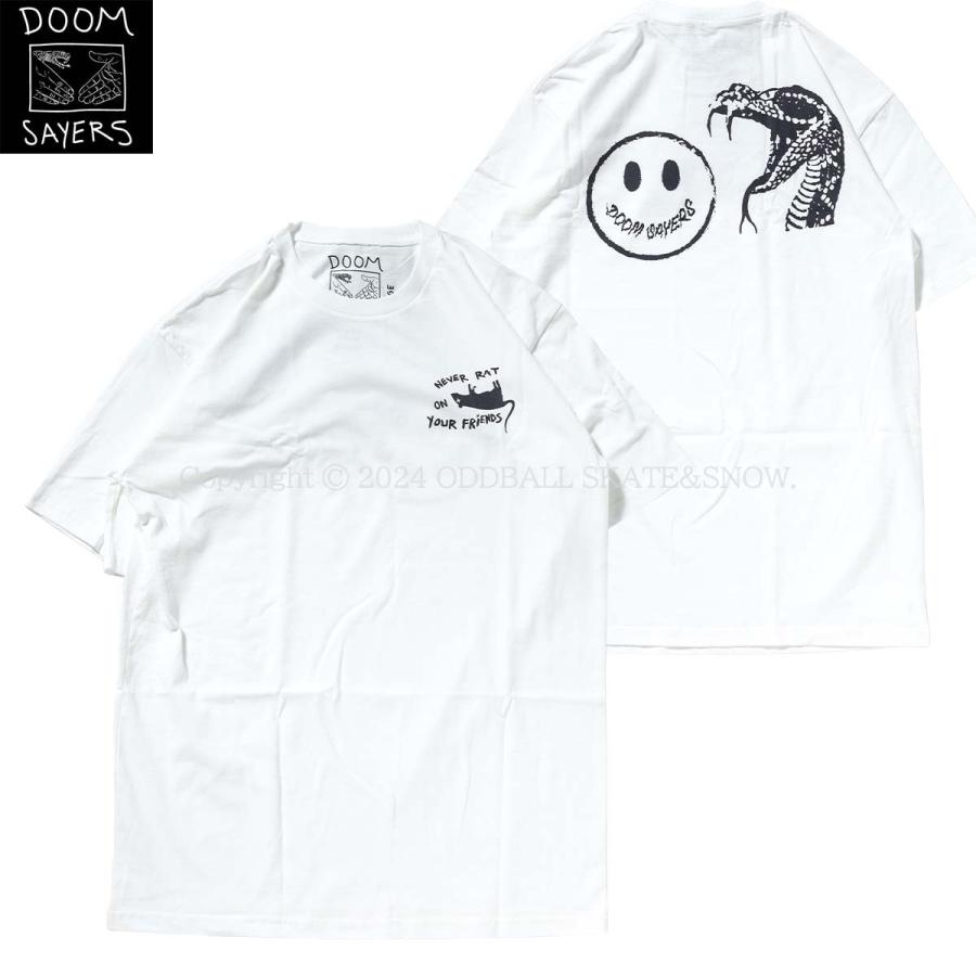 ドゥームセイヤーズ Tシャツ DOOM SAYERS Never Rat S/S Tee WHITE 