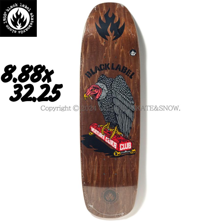 BLACK LABEL VULTURE CURB CLUB CUSTOM SHAPE 8.88 brown ブラック