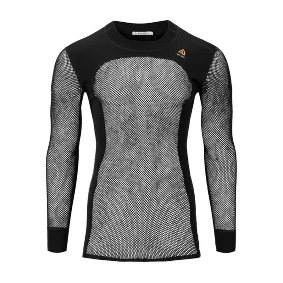 アクリマ ウールネット 長袖 ベースレイヤー ACLIMA WOOLNET CREW NECK