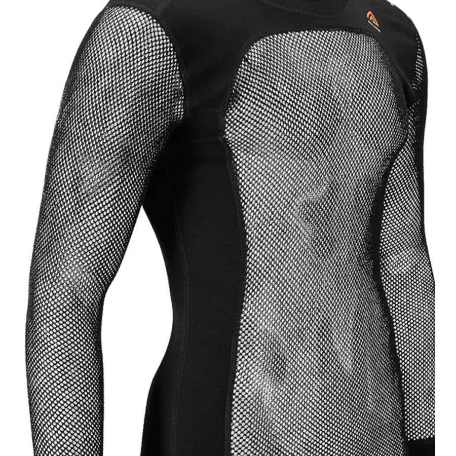 アクリマ ウールネット 長袖 ベースレイヤー ACLIMA WOOLNET CREW NECK