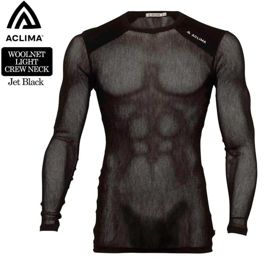 アクリマ ウールネットライト 長袖 ベースレイヤー ACLIMA WOOLNET