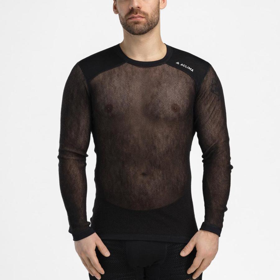 アクリマ ウールネットライト 長袖 ベースレイヤー ACLIMA WOOLNET