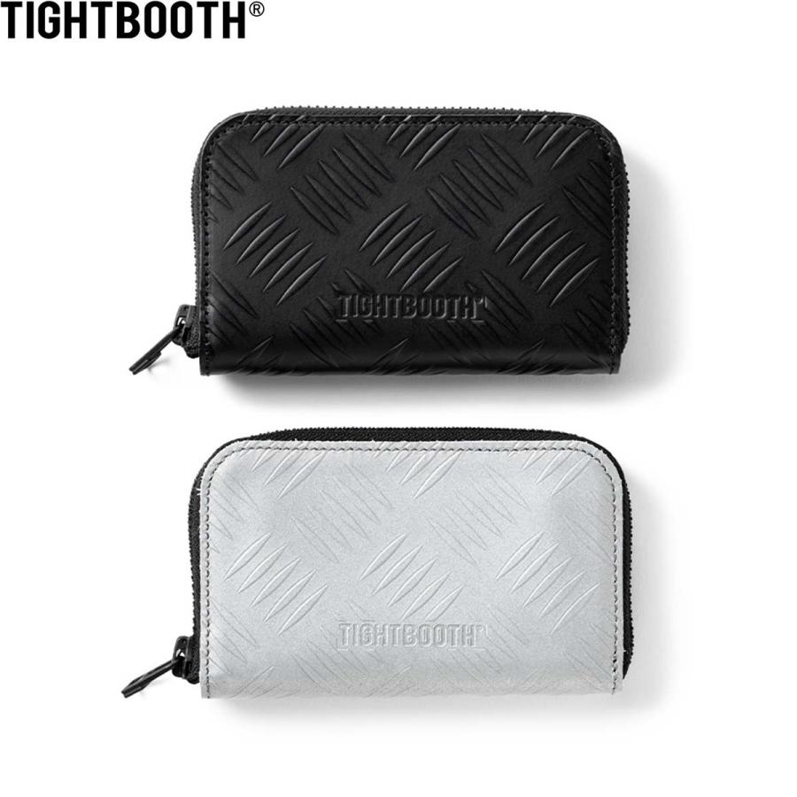 タイトブース　CHECKERPLATE LEATHER ZIP WALLET TIGHTBOOTH PRODUCTION（タイトブースプロダクション） タイトブース