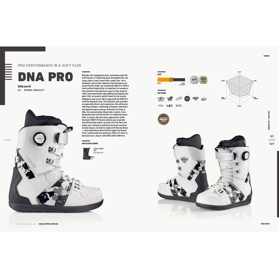 DEELUXE スノーボードブーツ ホワイト　26㎝ 早期予約 25-26 DEELUXE D.N.A. PRO | ODDBALL SKATE&SNOW