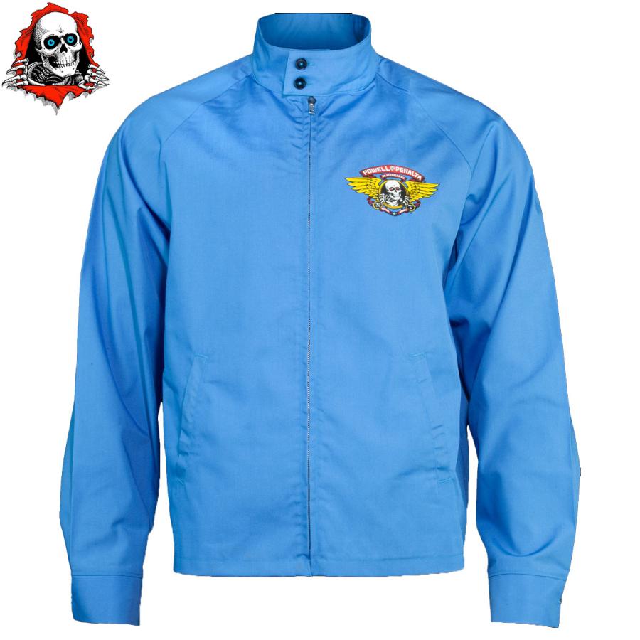 POWELL PERALTA スカルジャンパー 青 パウエルペラルタ ワークジャケット POWELL PERALTA WINGED