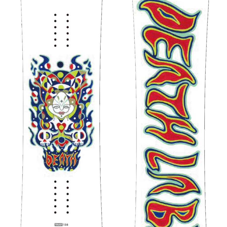DEATH LABEL TRUST GIRLS 138cm+FLUXビンディング DEATH LABEL 早期予約 26-27 DEATH LABEL TRUST GIRLS x DAYZE デス