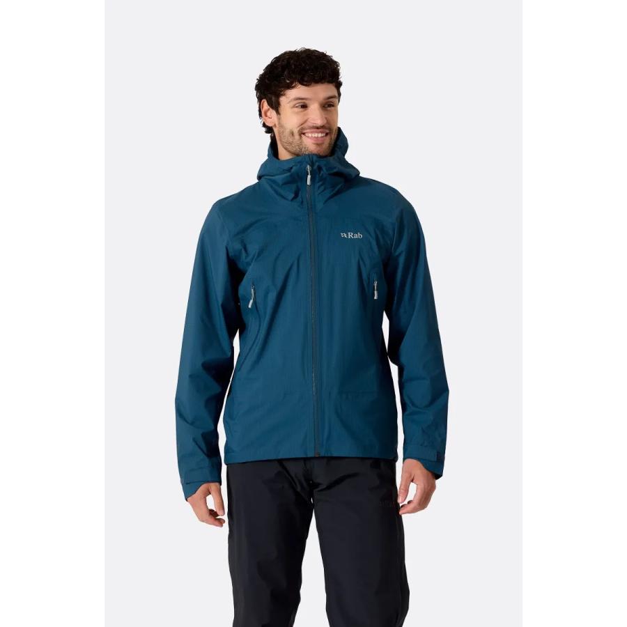 Rab(ラブ) Firewall Jacket Men's Sサイズ紺 美品 Rab（ラブ） RAB Men's Firewall Light Waterproof Jacket レイン