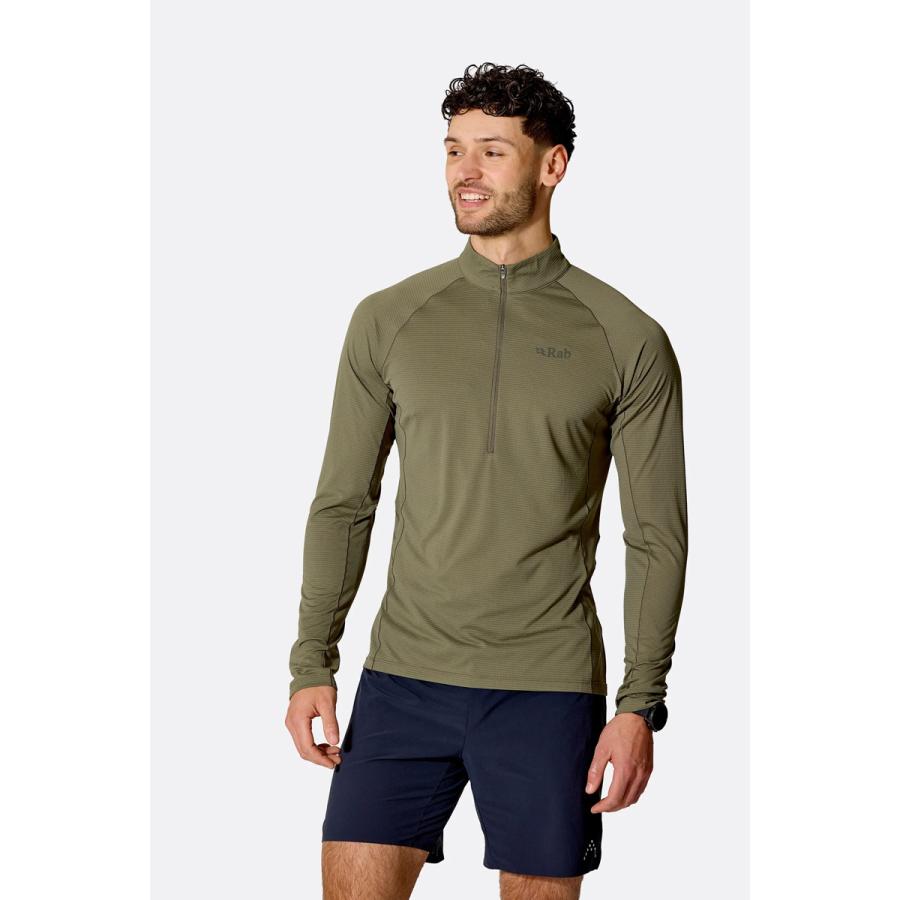 Rab（ラブ） RAB Men's Sonic LS Zip ソニック ロングスリーブ ジップ