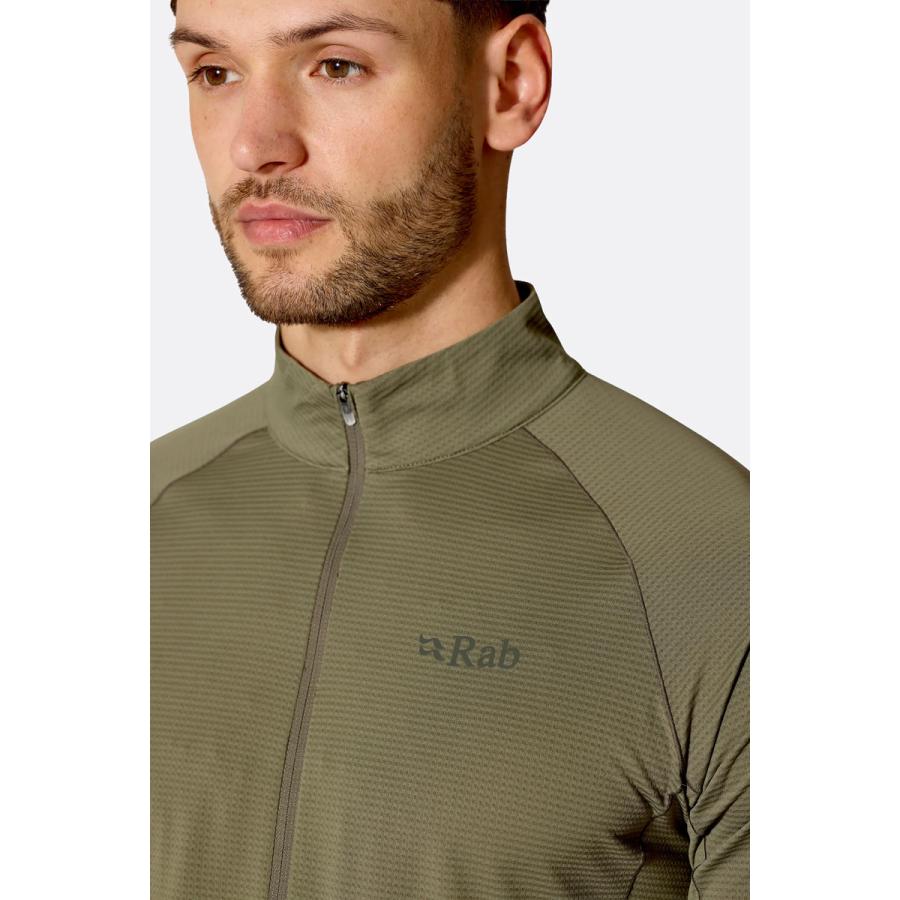 Rab（ラブ） RAB Men's Sonic LS Zip ソニック ロングスリーブ ジップ
