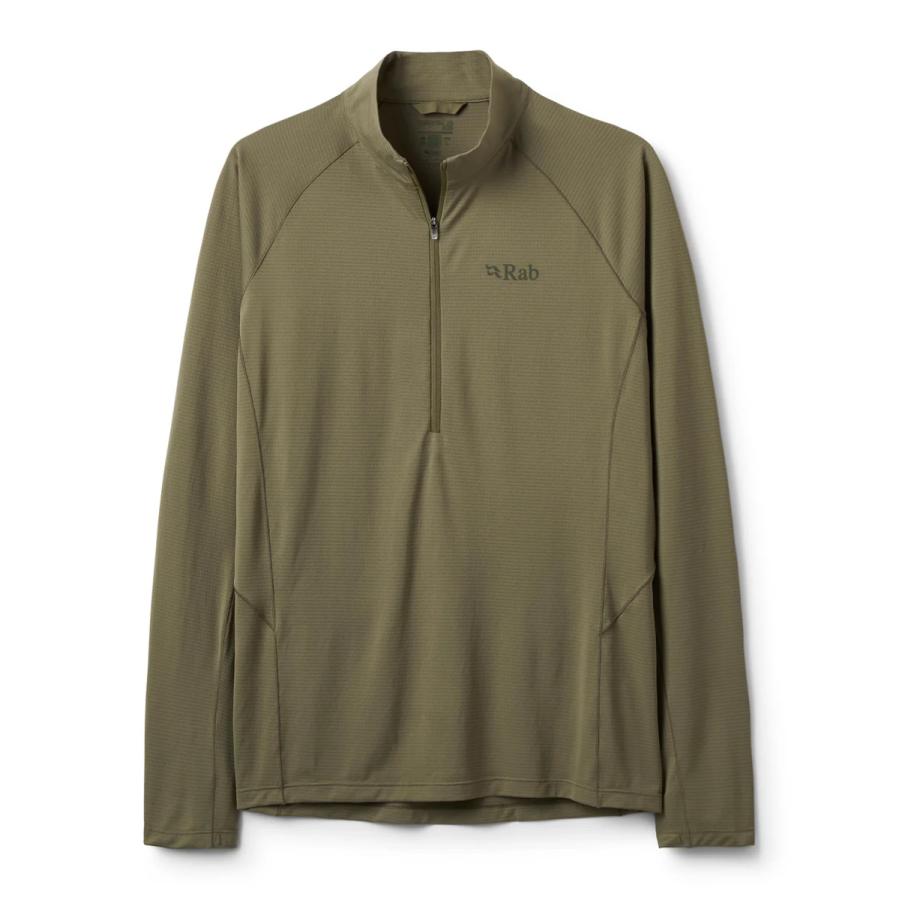 Rab（ラブ） RAB Men's Sonic LS Zip ソニック ロングスリーブ ジップ