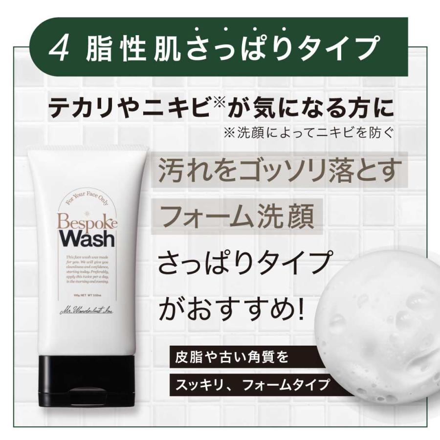 お得な2個セット メンズ洗顔料 BespokeWash ビスポークウォッシュ 洗顔