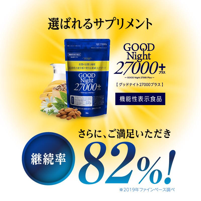 睡眠 サプリ finebase グッドナイト27000+ お得な2個セット5%OFF 送料無料 機能性表示食品｜odecomart｜08