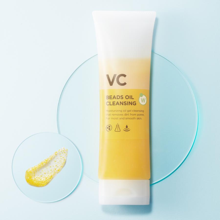 美容液オイルクレンジング ホワイピュア ＷVCビーズオイルクレンジング 110g メイク落とし 美容成分配合 化粧 毛穴 汚れ 角質 乾燥 肌荒れ くすみ