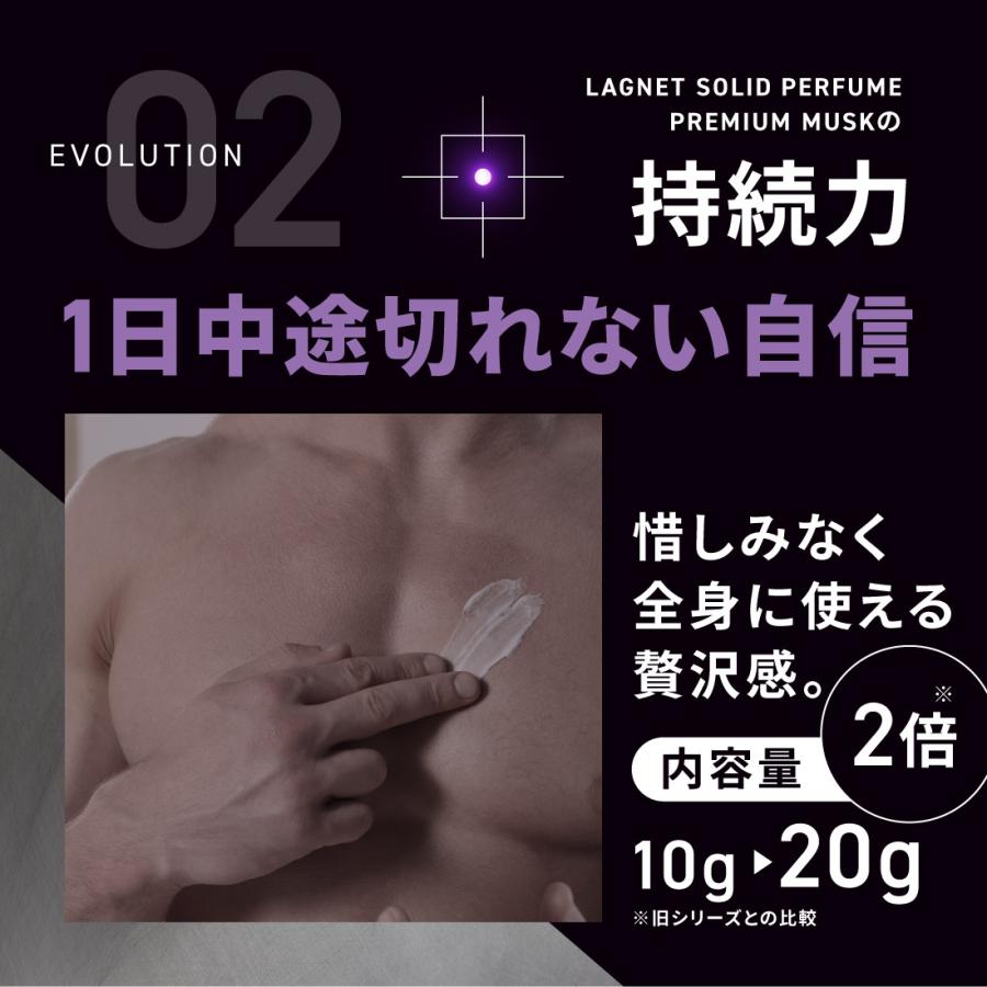 LAGNET（ラグネット） 練り香水 ソリッドパフューム プレミアムムスク