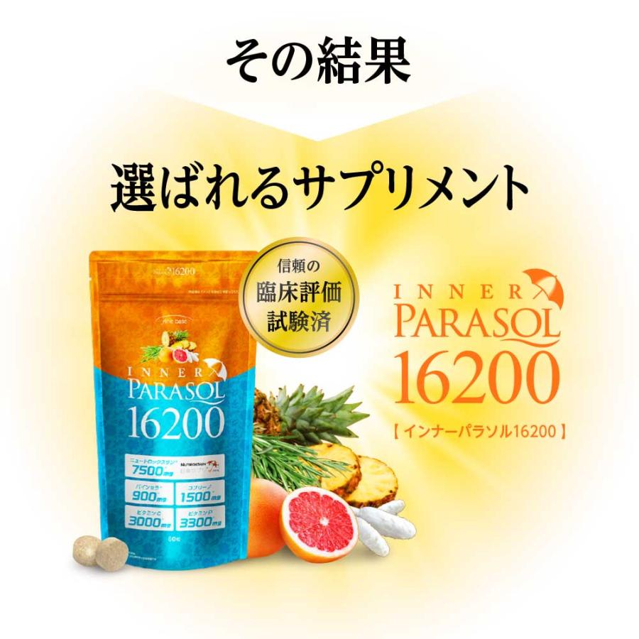 サプリ ニュートロックスサン高配合 日傘 finebase インナーパラソル