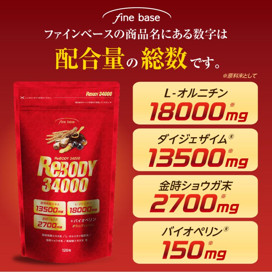 finebase リボディ34000 お得な3個セット 10%OFF 送料無料の画像