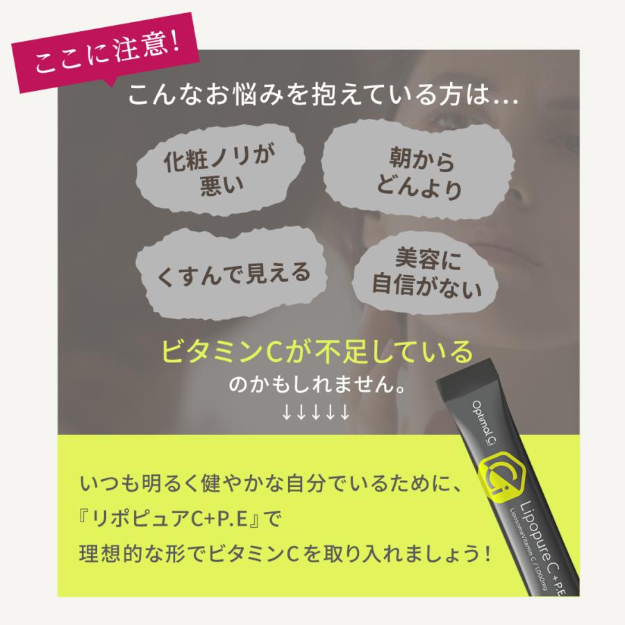 リポソームビタミンC Optimal Ci リポピュアC＋P.E 1箱30包入約30日分