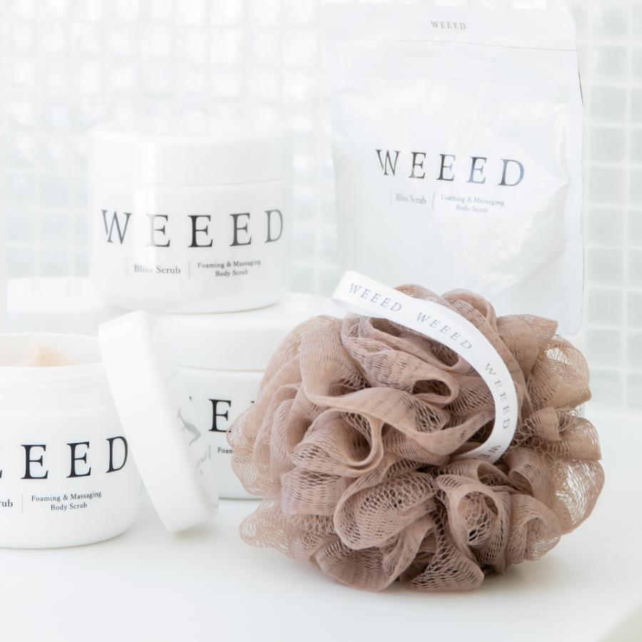 WEEEDスクラブ3点セット　早い者勝ち❗️ WEEED（ウィード） ブリススクラブ 360g & 泡立てネット シングル