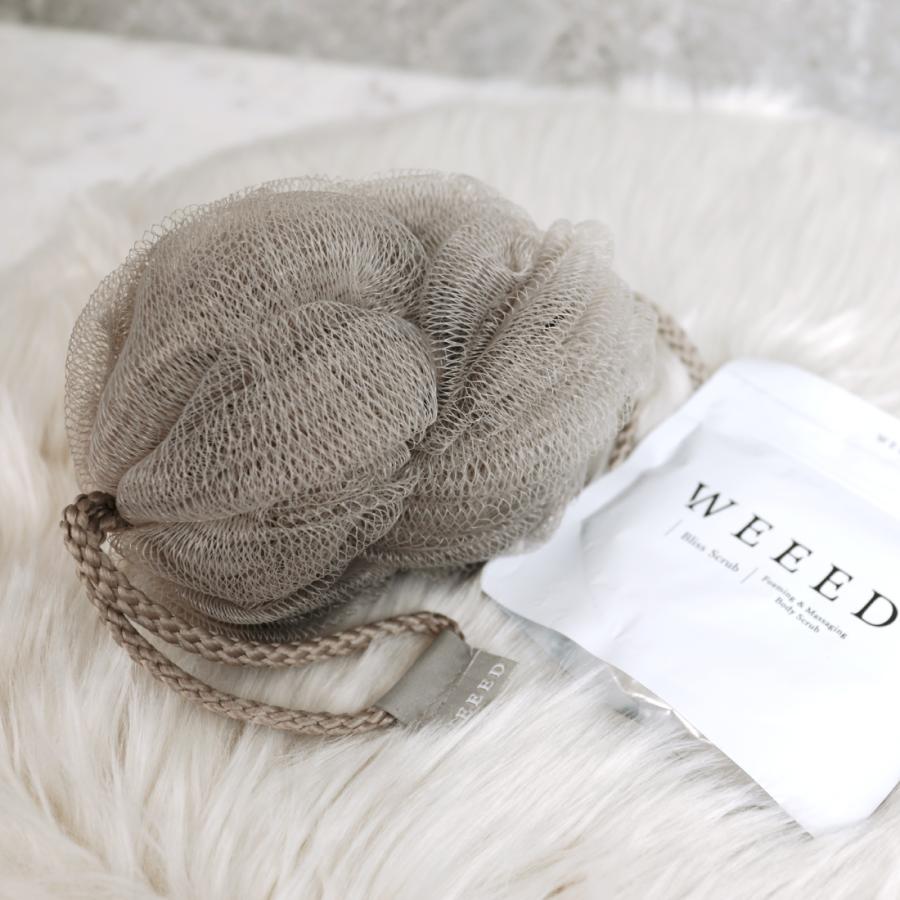 WEEED（ウィード） ブリススクラブ 360g ＆ オリジナル 泡立てネット