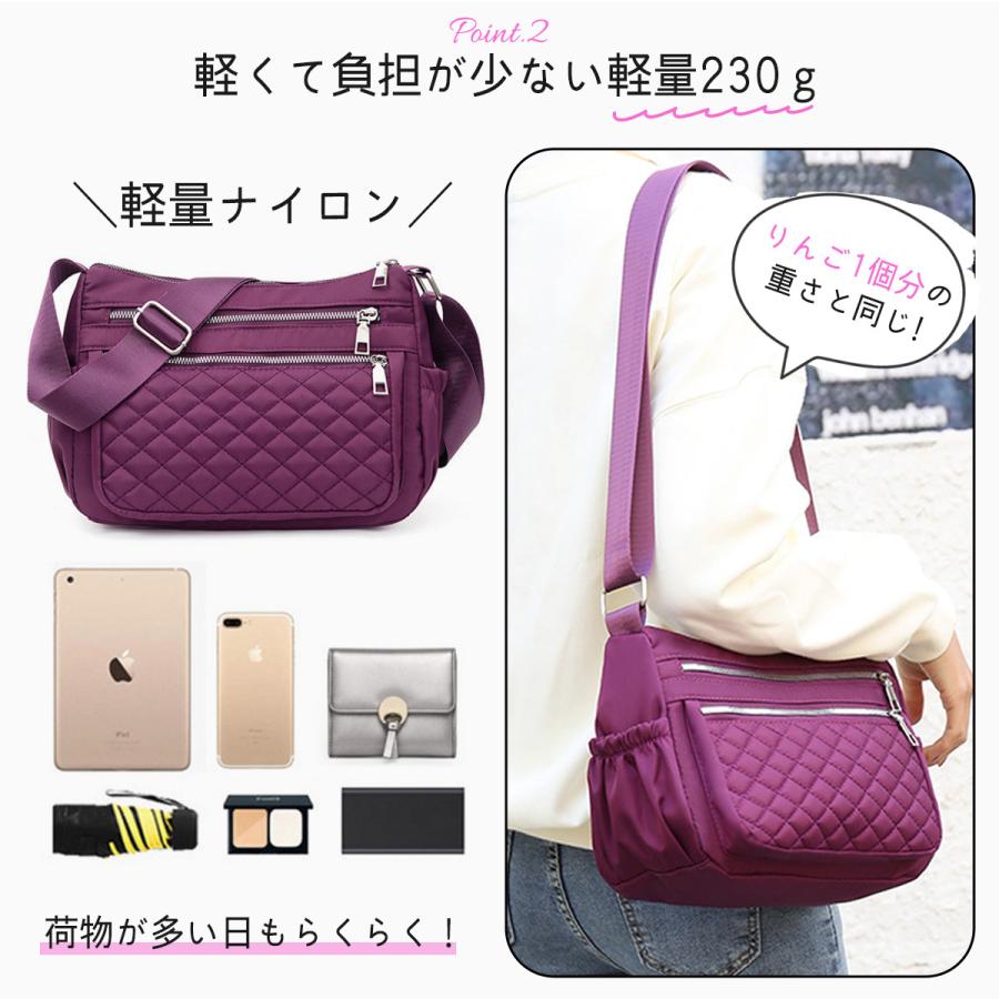 ショルダーバッグ レディース 軽い 小さめ ミニショルダーバッグ 斜めがけ ナイロン ミニショルダー ママ バッグ ショルダーバッグ | ブランド登録なし | 07