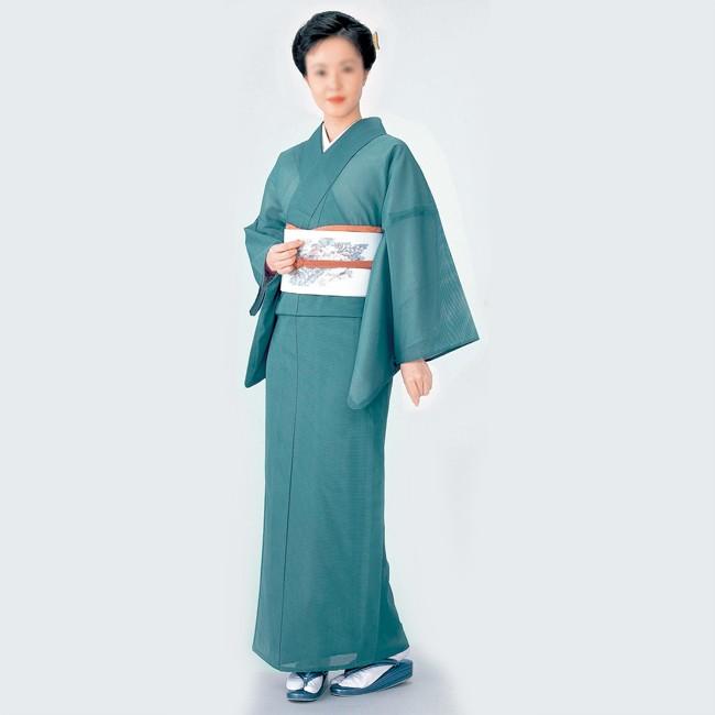 駒絽無地着尺 仕立上 全3色 着物 ユニフォーム ポリエステル : ODORI