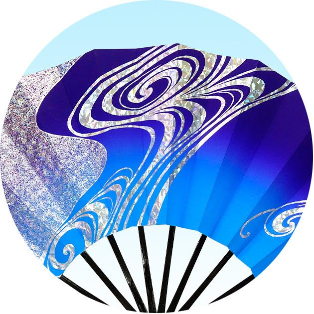 舞扇子 踊り用 日本舞踊 扇子 舞踊 おしゃれ よさこい 大衆演劇 銀