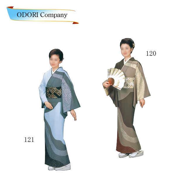 踊り用 着物 付け下げ セミオーダー仕立て上がり 袷　胴抜き 単衣 絵羽 付下げ 附下 絵羽 訪問着 国内染