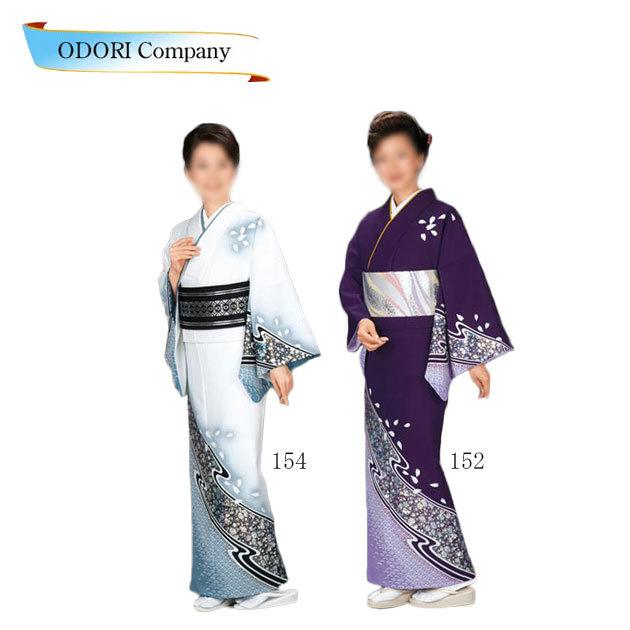 踊り用 着物 付け下げ セミオーダー仕立て上がり 袷 胴抜き 単衣 絵羽 付下げ 附下 絵羽 訪問着 国内染
