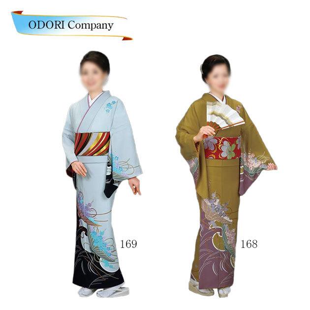 踊り用 着物 付け下げ セミオーダー仕立て上がり 袷 胴抜き 単衣 絵羽