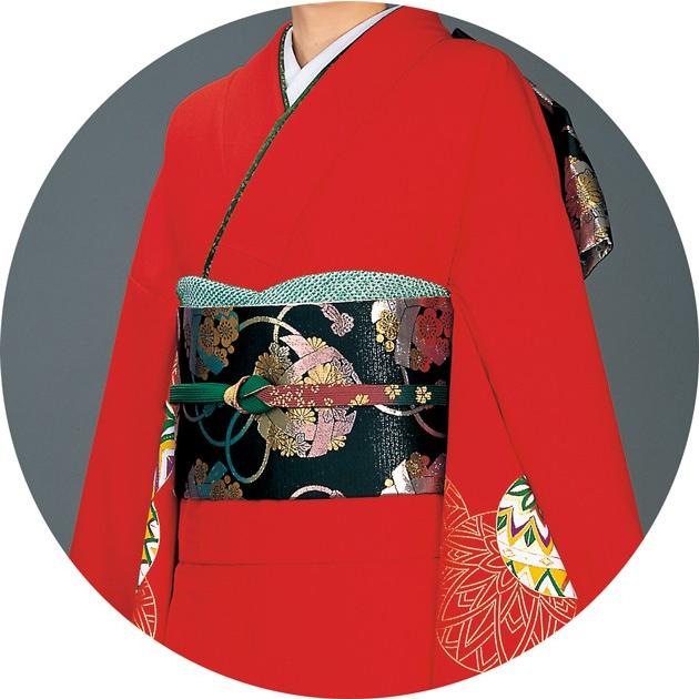 振袖 着物 踊り セミオーダー仕立て上がり 袷 胴抜き 単衣 絵羽 国内染