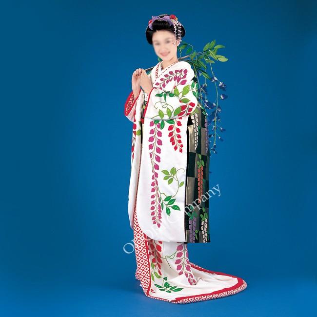 踊り 着物 裾引き振袖 大衆 演劇 藤娘衣裳 仕立上がり : ODORI 踊り 着物 裾引き振袖 大衆 演劇 藤娘衣裳 仕立上がり : ODORI